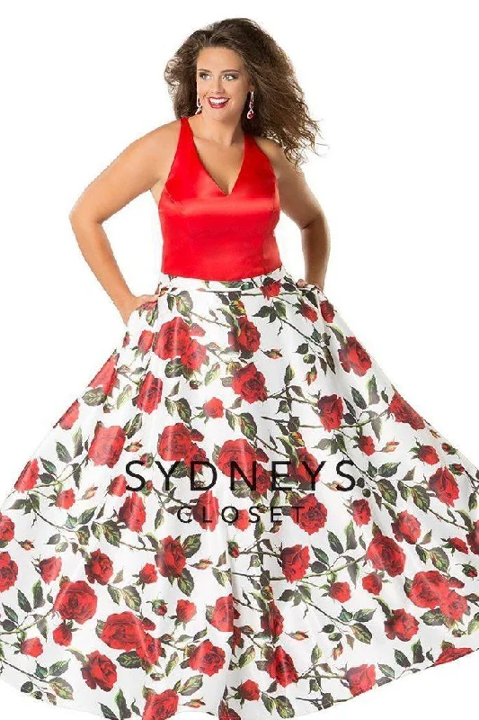 Your Shopping Spree Starts Here!Sydneys Closet Long Floral Prom Evening Gown Dress