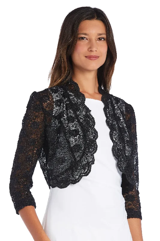 Shop Before It’s Gone!R&M Richards 3158M 3/4 Sleeve Lace Bolero Jacket
