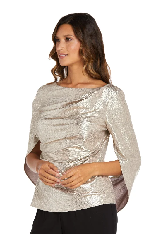 Price Drops You’ll Love!R&M Richards 9140 Crinkle Top / Sleeve Formal