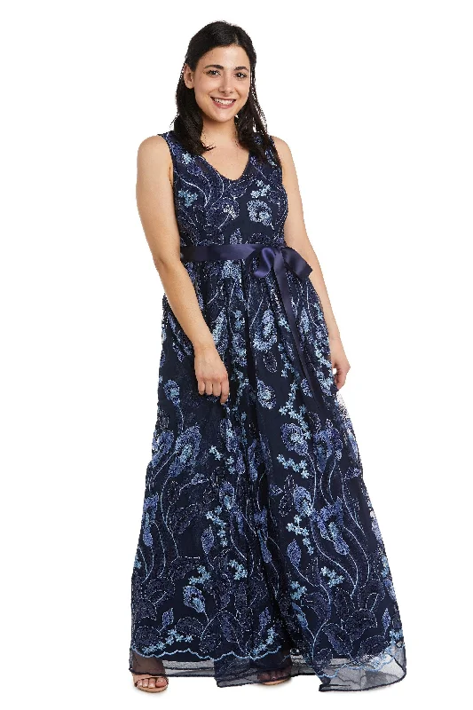 Price Drops You’ll Love!R&M Richards 3724P Long Sleeveless Petite Maxi Dress Sale