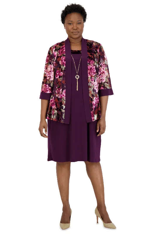 Get the Best for Less!R&M Richards 7679W Short Plus Size Jacket Dress