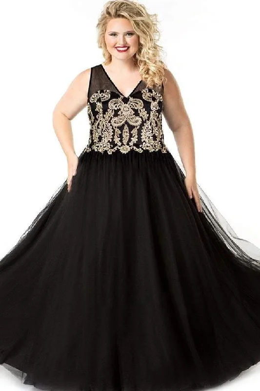 Buy One, Get One Free!Sydneys Closet Long Plus Size Formal Prom Dress