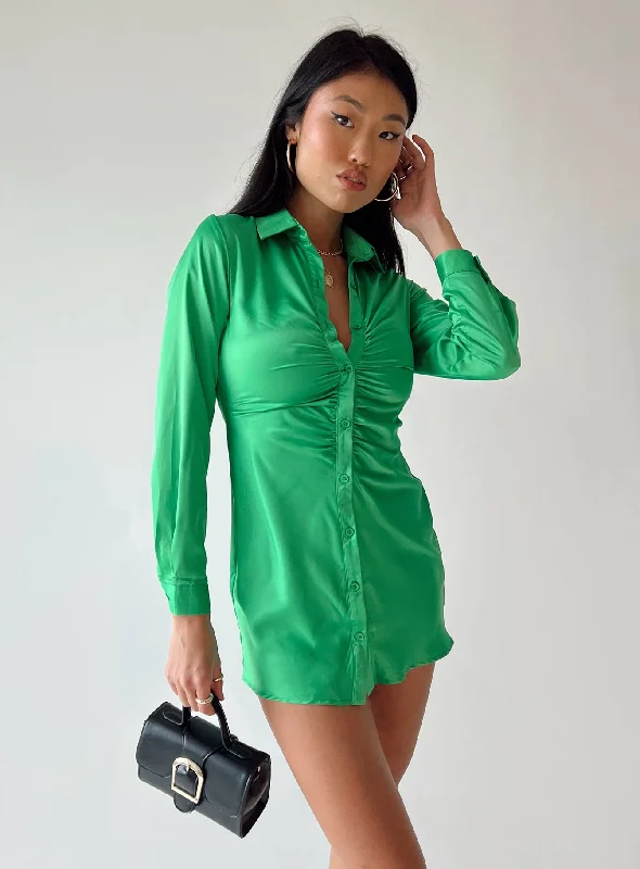 Stock Up and Save!Zena Mini Dress Green