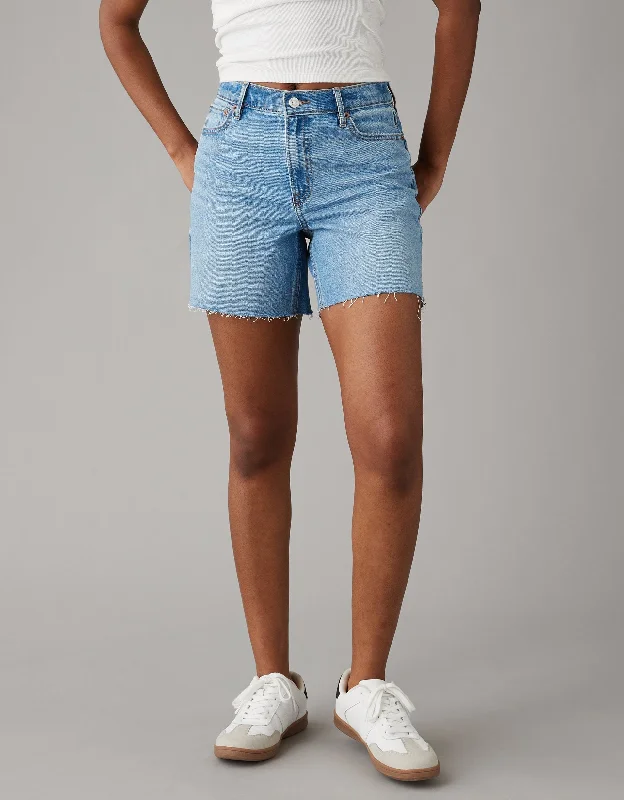 Exclusive Offers You’ll Love!AE Strigid Super High-Waisted 6" Relaxed Denim Short