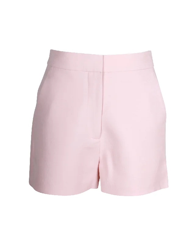 Find the Best Deals Here!Valentino Tailored Shorts in Pink Wool