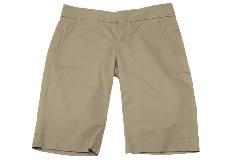 Get Ready to Save!Vince Twill Bermuda Shorts in Beige Cotton