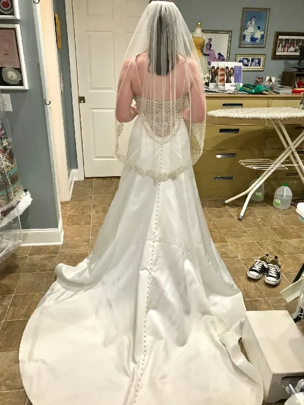 Shop Early, Save Big!Mori Lee Beaded Satin Sleeveless A-Line
