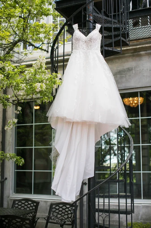 Don’t Wait – Deals Won’t Last!Mori Lee Sleeveless Lace and Tulle Wedding Dress