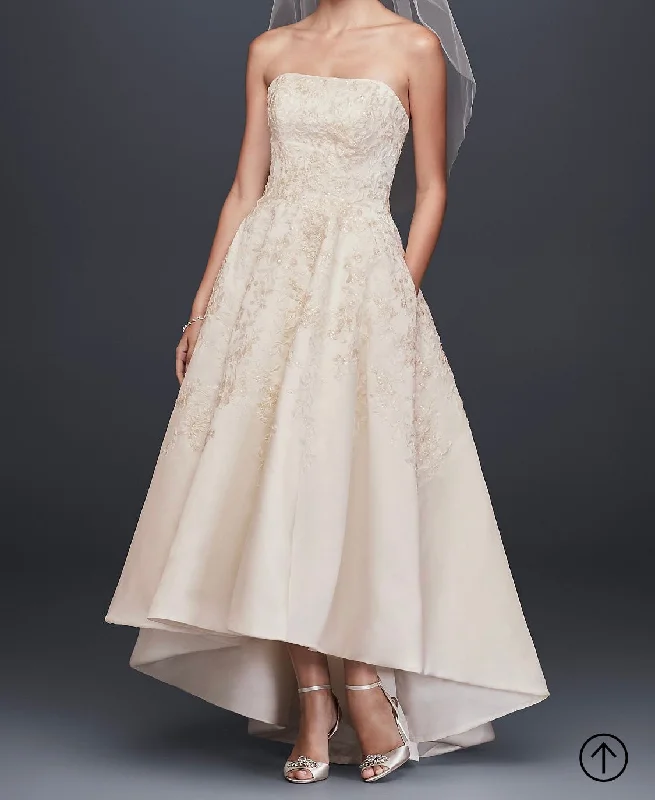 Only a Few Left – Order Now!Oleg Cassini Embroidered Satin