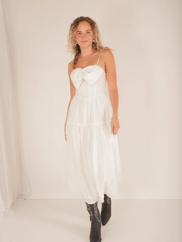 Your Favorite Items on Sale Now!Adeline Bow Maxi Dress