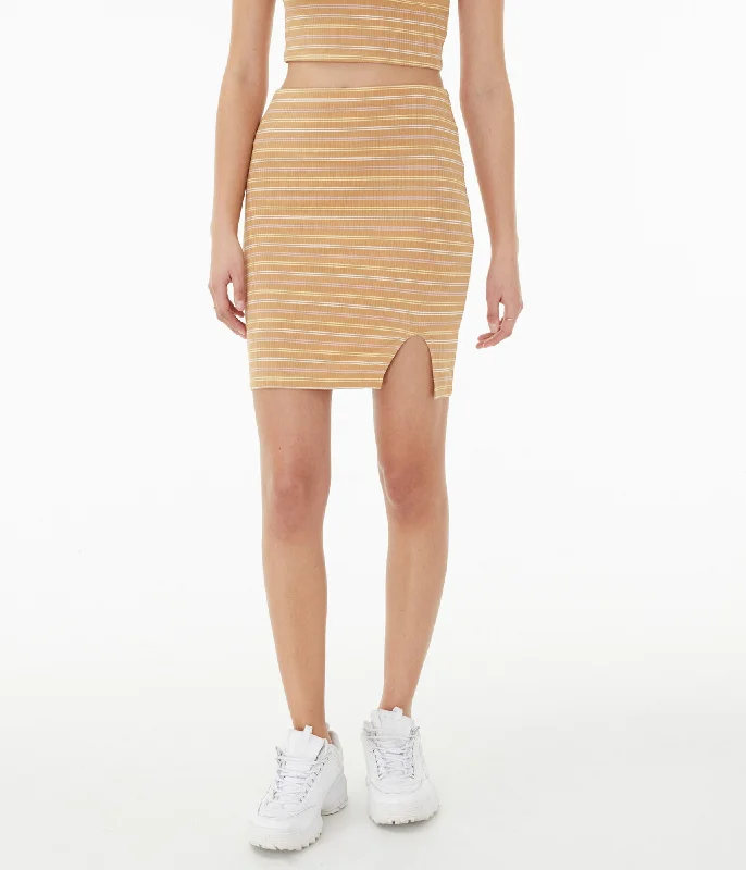 Steals and Deals Await!Aeropostale Women's Striped Bodycon Skirt***