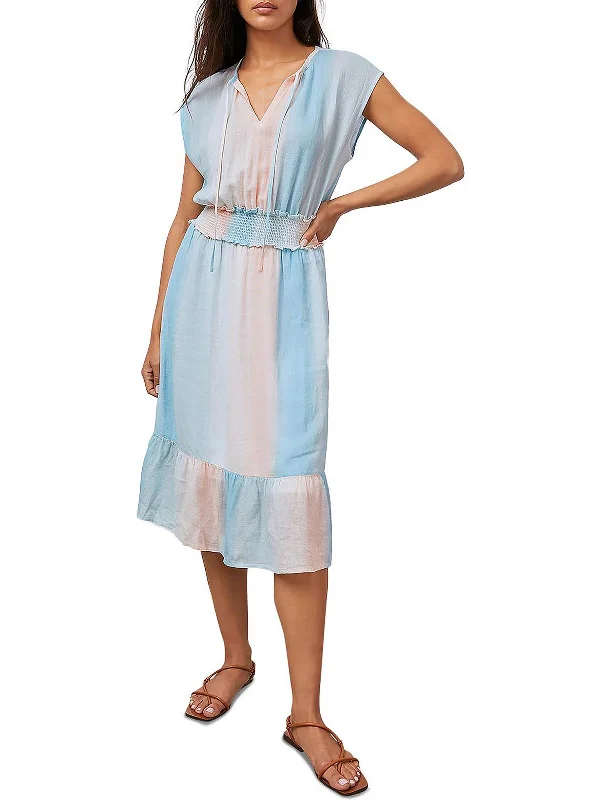 Your Shopping Wish, Our Discount Command!Ashlyn Womens Ombre Calf Midi Dress