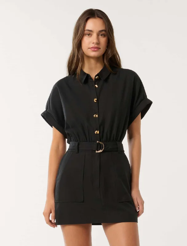 Crazy Discounts Inside!Bree Utility Mini Dress