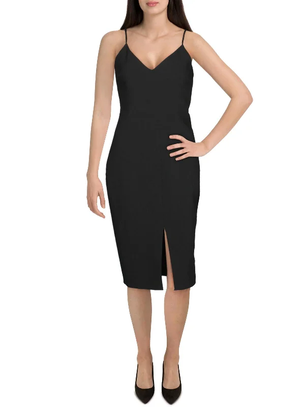 Huge Price Cuts Await!Brooklyn Womens Side Slit Bodycon Cocktail Dress