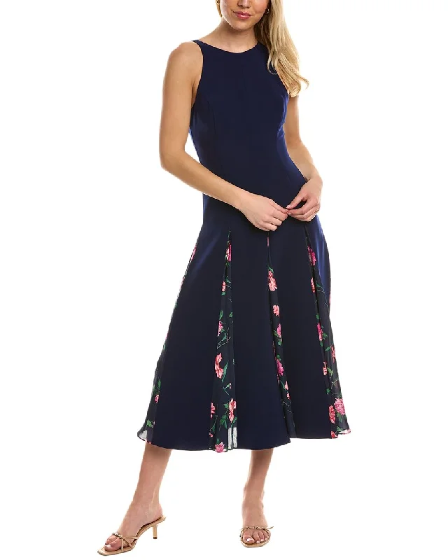 Amazing Prices You Can’t Resist!Carolina Herrera Halter Godet Silk Midi Dress