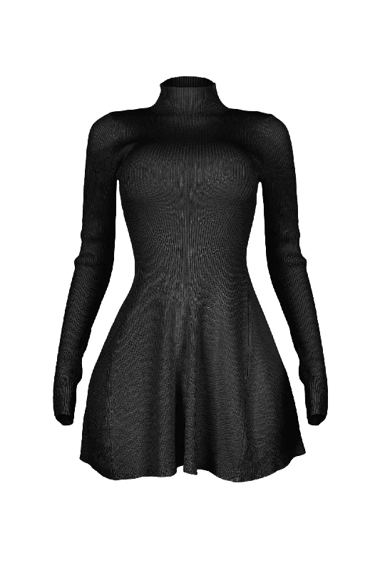 More Discounts, More Joy!Chrissy A-Line Sweater Mini Dress