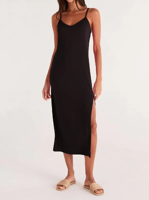 Your Favorite Items on Sale Now!Cora Midi Dress In Black