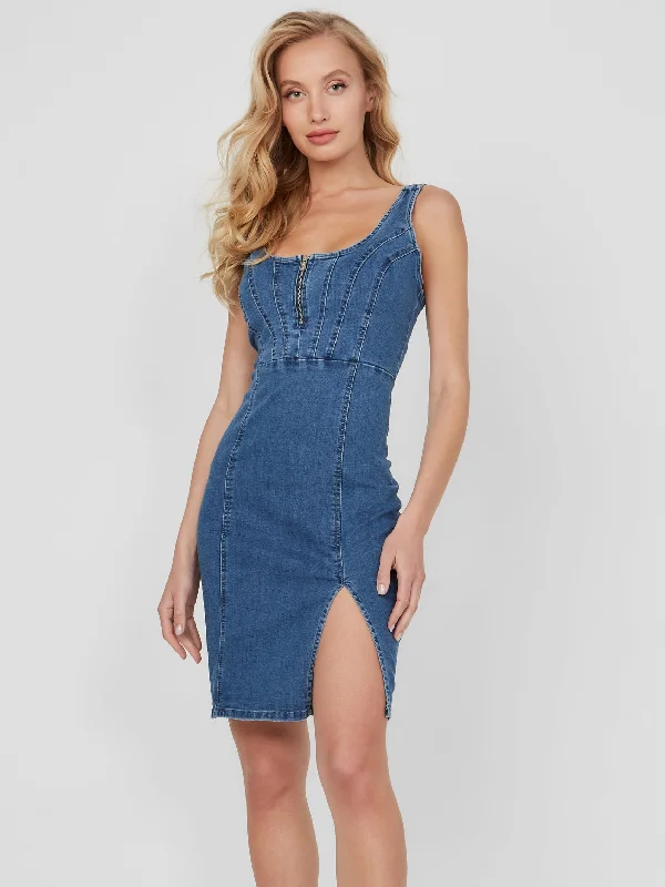 Your Shopping Spree Starts Here!Eco Fleur Denim Dress