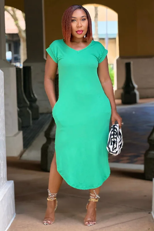 Unmissable Offers Await!Felisha Weekender Maxi Dress - Green
