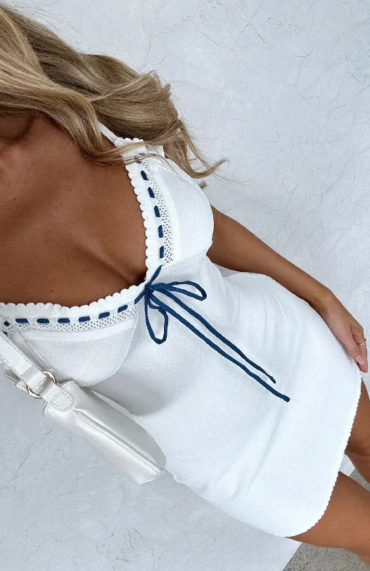 The Best Sale of the Year!For Your Love Mini Dress White