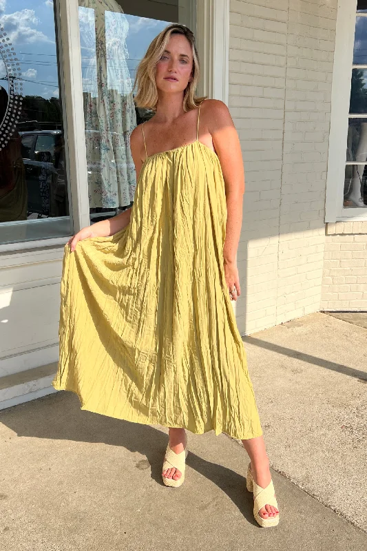 One Click Away from Big Savings!Golden Hour Sleeveless Maxi Dress