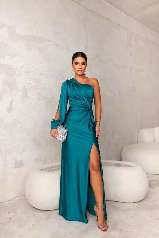 Every Deal is a Steal!Jamie | Elegant Satin Dress