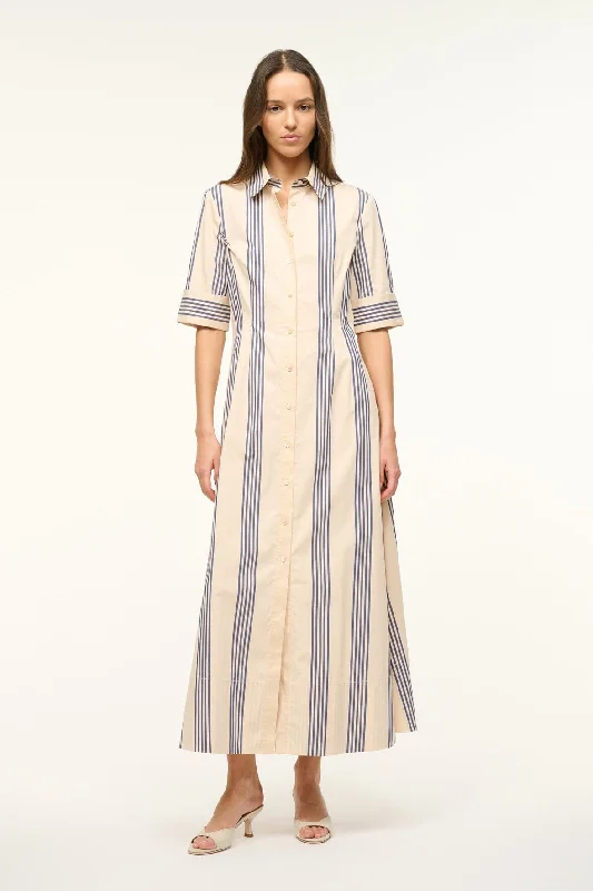 Seasonal Sale – Shop Now!JOAN MAXI DRESS | MARINE BAYADERE STRIPE