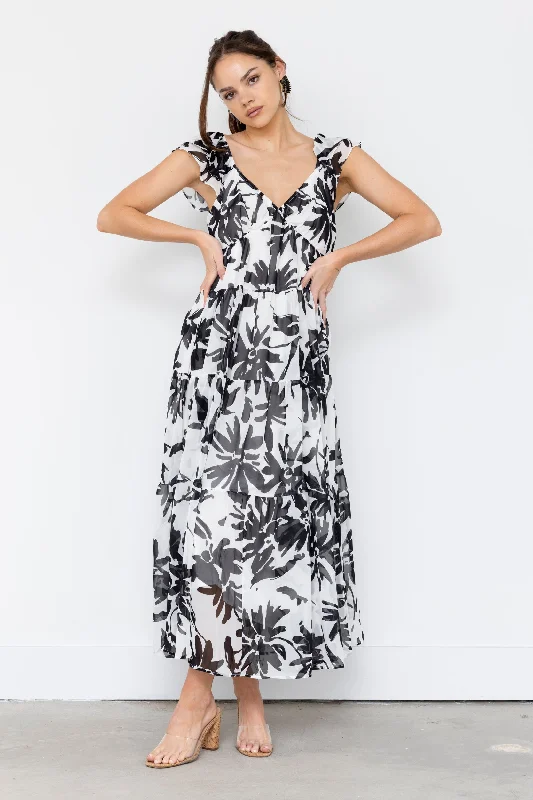 Limited Time Offer!SALE - Joan Printed Maxi Dress