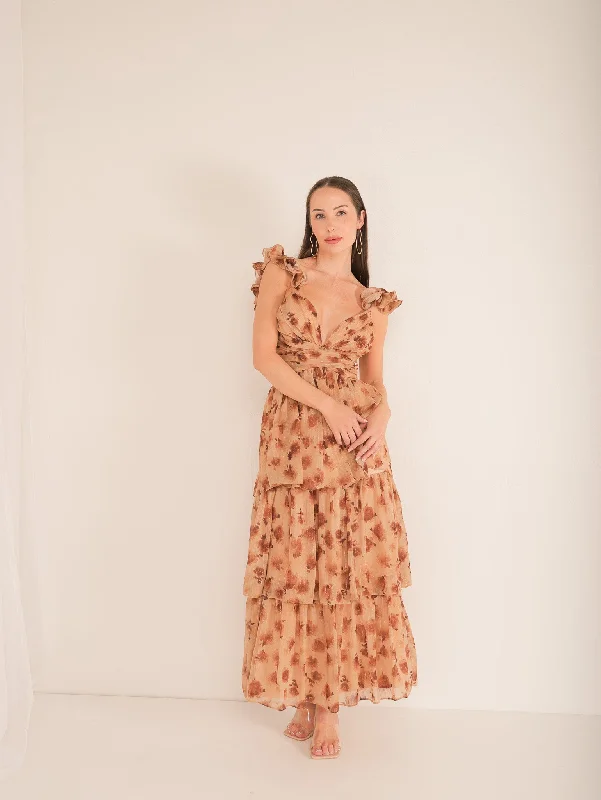 Your Shopping Wish, Our Discount Command!Justine Layered Maxi Dress