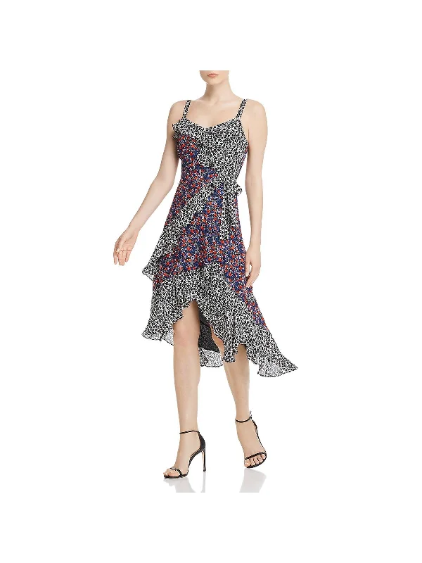 Seasonal Sale – Shop Now!Kathy Womens Silk Floral Midi Dress