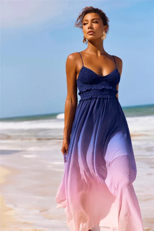Hurry! While Supplies Last!Moonscapes Maxi Dress - Pink Multi