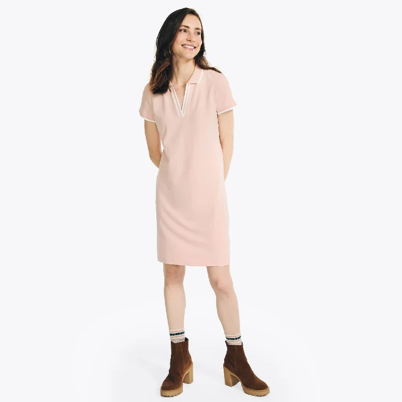 Your Shopping Wish, Our Discount Command!Nautica Womens Sustainably Crafted Ocean Polo Dress