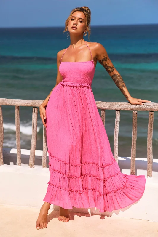 Savings You Can’t Ignore!Sun Setter Maxi Dress - Pink