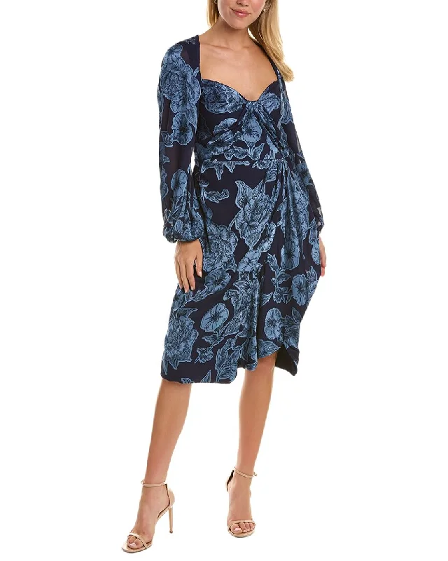 Exclusive Savings This Week!Theia Joslyn Bishop Midi Dress