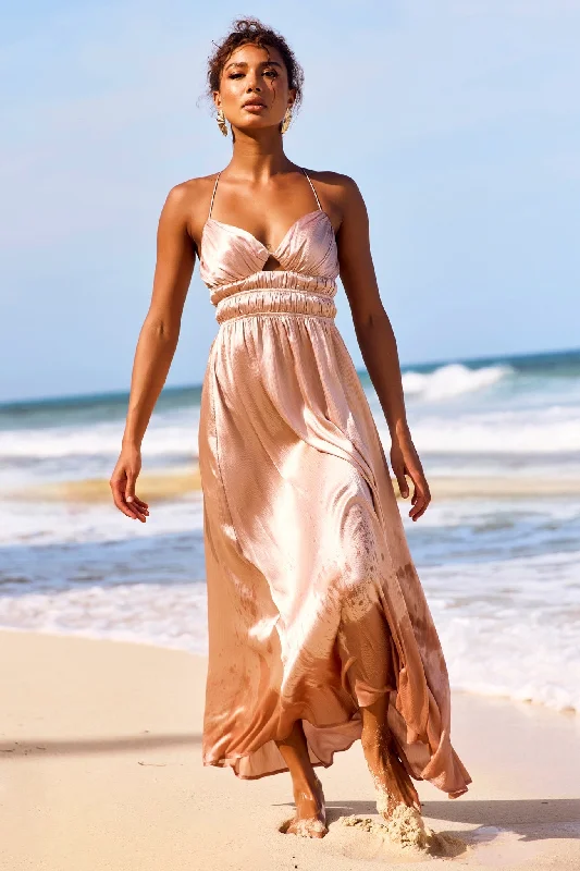 Shop Before It’s Gone!Way To You Maxi Dress - Champagne