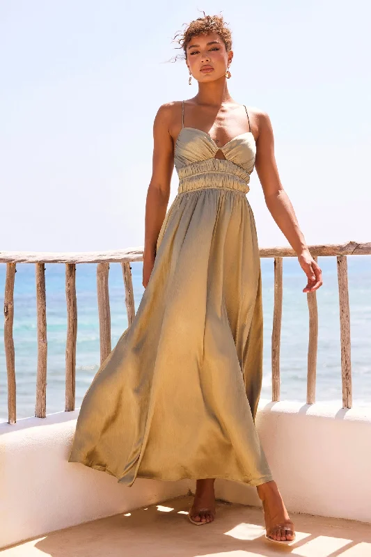 Incredible Savings Inside!Way To You Maxi Dress - Olive