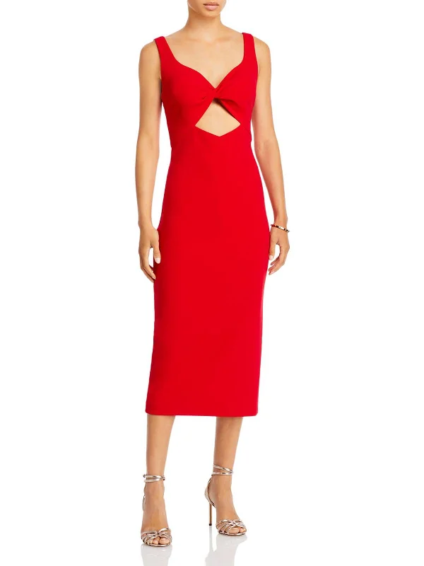 Mega Sale Happening Now!Womens Cutout Midi Cocktail and Party Dress