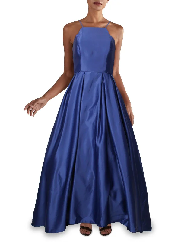 One Day Only – Huge Savings!Womens Satin Maxi Evening Dress