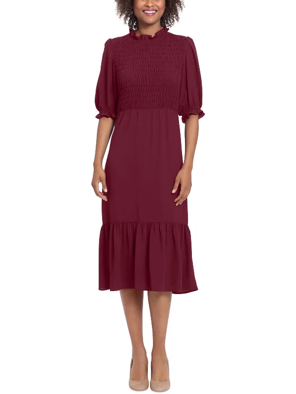 The Sale You’ve Been Waiting For!Womens Smocked Calf Midi Dress