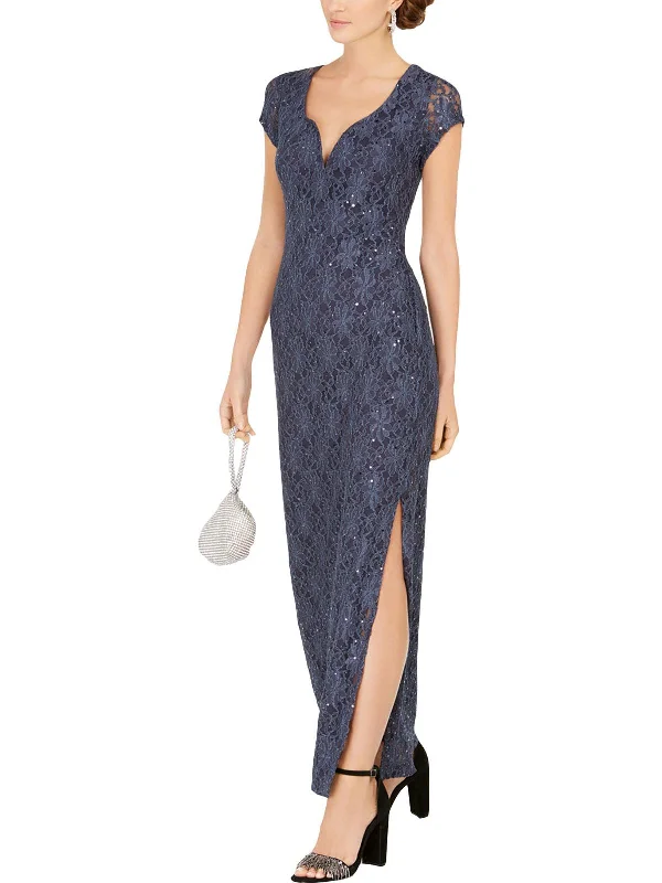 One Click Away from Big Savings!Womens Sweetheart Neckline Embellished Evening Dress