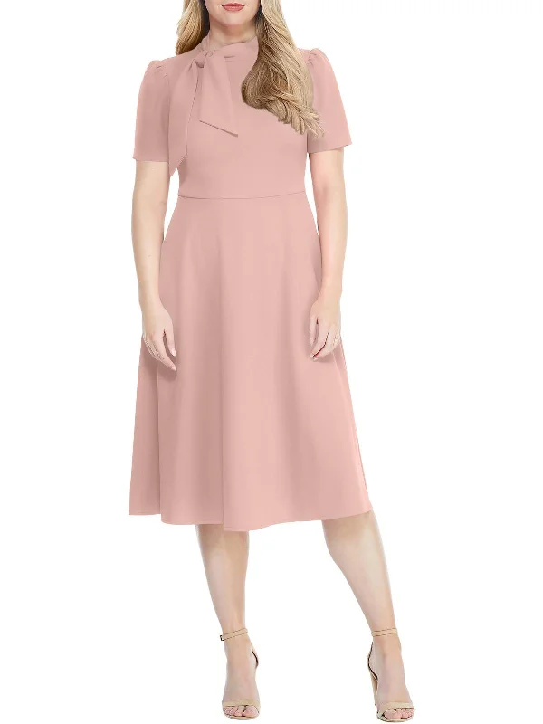 Sale Alert – Get Ready to Shop!Womens Tie Neck Calf Midi Dress