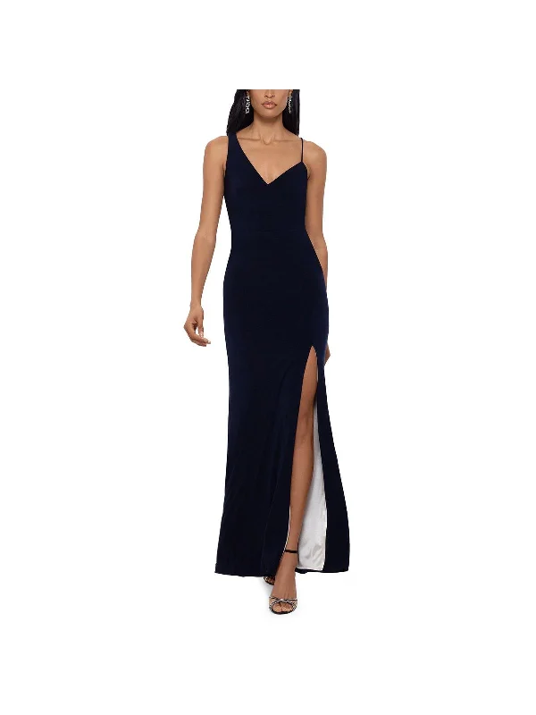 Exclusive Savings This Week!Womens V-Neck Maxi Evening Dress