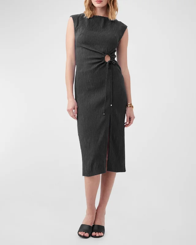 Unbeatable Prices!Evelyn Cutout Sleeveless Bodycon Midi Dress