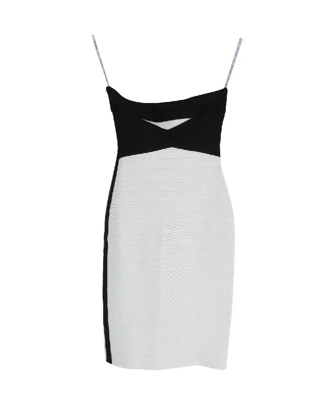 Get It Before It’s Gone!Herve Leger Nerves of Steel Bodycon Bandage Dress in White Rayon