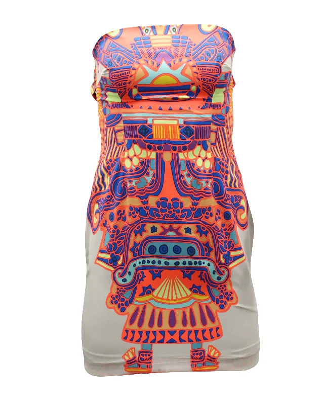 Best Price of the Season!Mara Hoffman Back-tie Bodycon Mini Dress in Multicolor Polyester