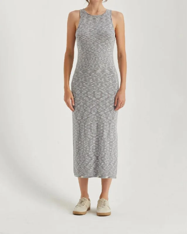 Instant Savings Await!Reese Bodycon Halter Dress In Blue