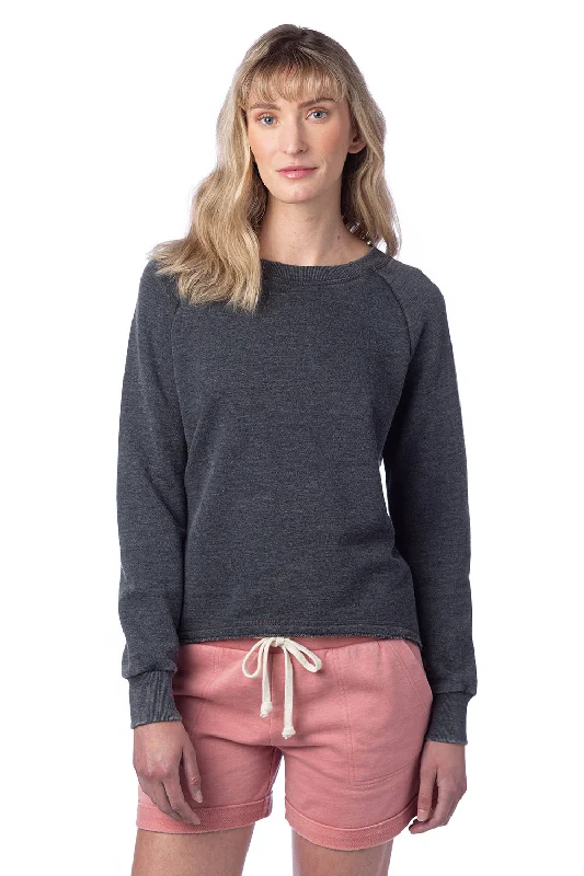 One Day Only – Huge Savings!Alternative Womens Lazy Day Crewneck Sweatshirt - Washed Black