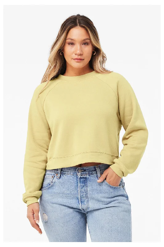 Savings You Can’t Ignore!Bella + Canvas Womens Raglan Crewneck Sweatshirt - French Vanilla