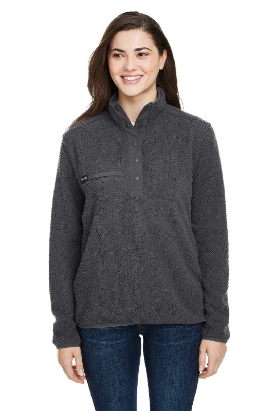 Shop Smart, Save Big!Dri Duck Womens Cypress Anti Static Sherpa Fleece 1/4 Snap Sweatshirt - Charcoal Grey