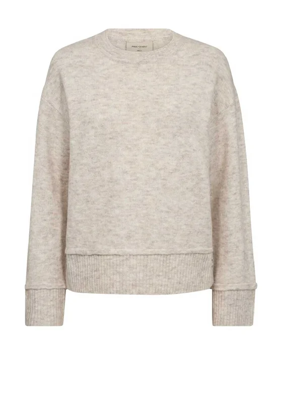 Act Fast – Limited Time Savings!Freequent Mulle Button Side Jumper, Beige